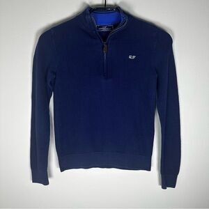 Vineyard Vines 1/4 Zip Boys Small 2 Tone